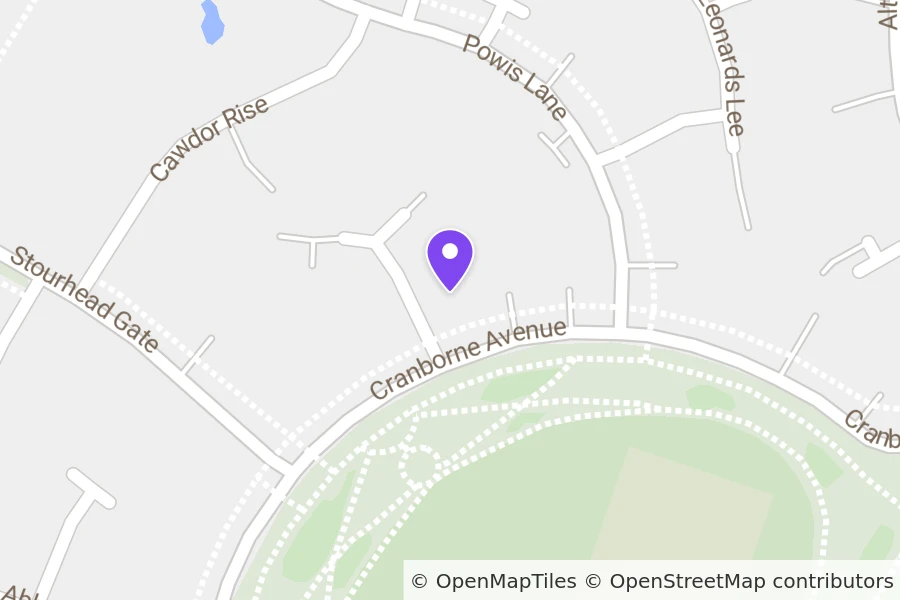 Map of 12 Wroxton Court, Westcroft, Milton Keynes, MK4 4BG
