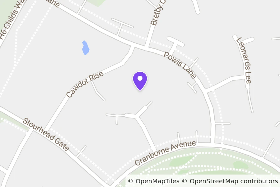 Map of 8 Wroxton Court, Westcroft, Milton Keynes, MK4 4BG