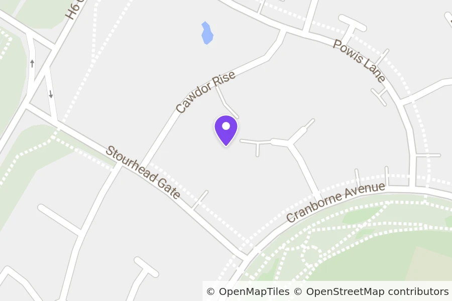 Map of 5 Wroxton Court, Westcroft, Milton Keynes, MK4 4BG