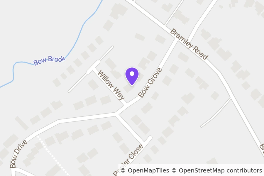 Map of 10 Bow Grove, Sherfield-on-Loddon, Hook, RG27 0DT