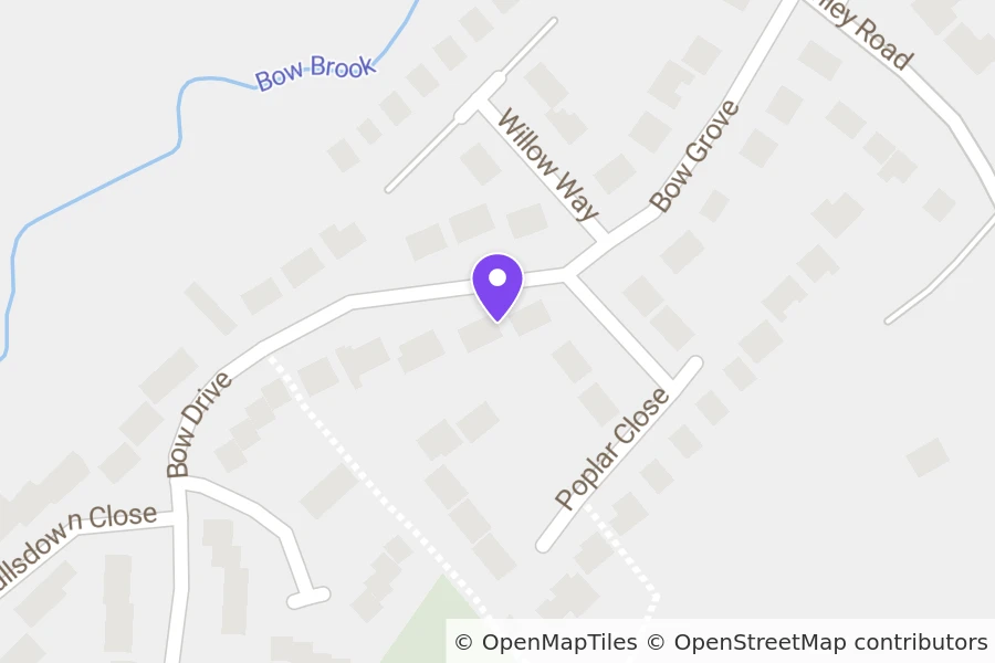 Map of 17 Bow Grove, Sherfield-on-Loddon, Hook, RG27 0DY