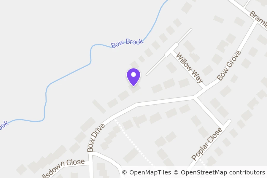 Map of 28 Bow Grove, Sherfield-on-Loddon, Hook, RG27 0DY