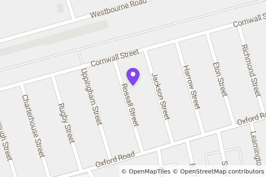 Map of 9 Rossall Street, Hartlepool, TS25 5RX