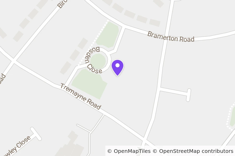 Map of 6 Bosden Close, Nottingham, NG8 4HR