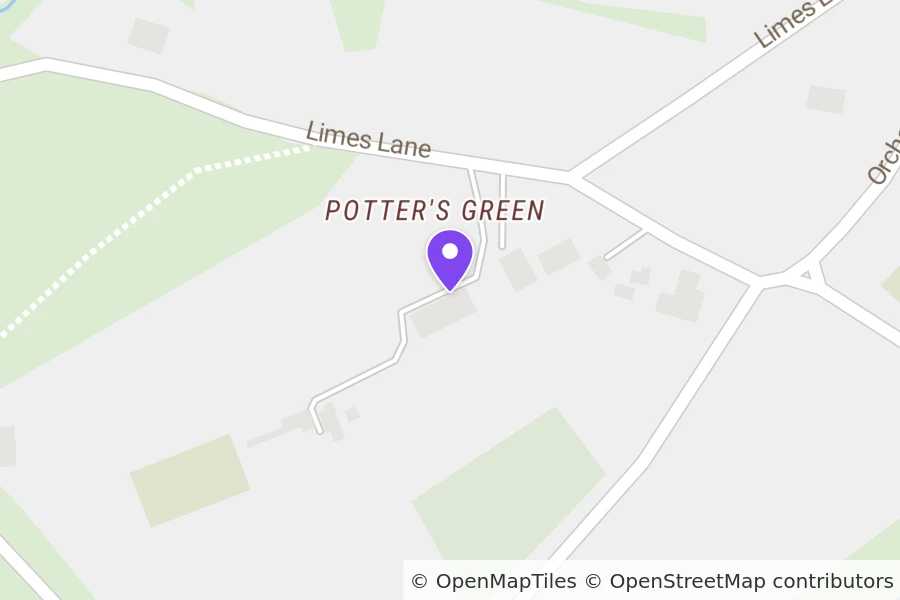 Map of Little Potters, Limes Lane, Buxted, Uckfield, TN22 4PE