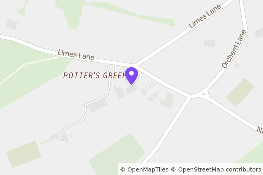 Map of Potters Green House, Limes Lane, Buxted, Uckfield, TN22 4PE